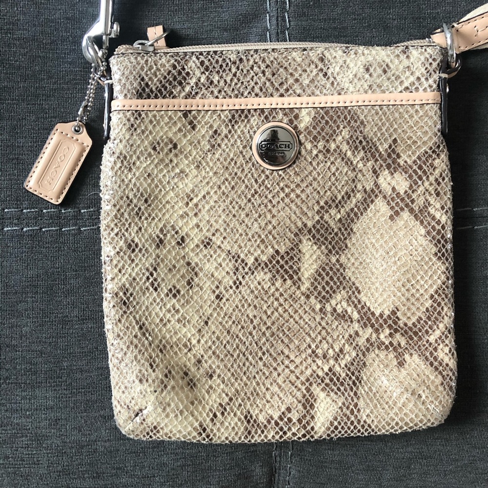 Coach Snakeskin Purse